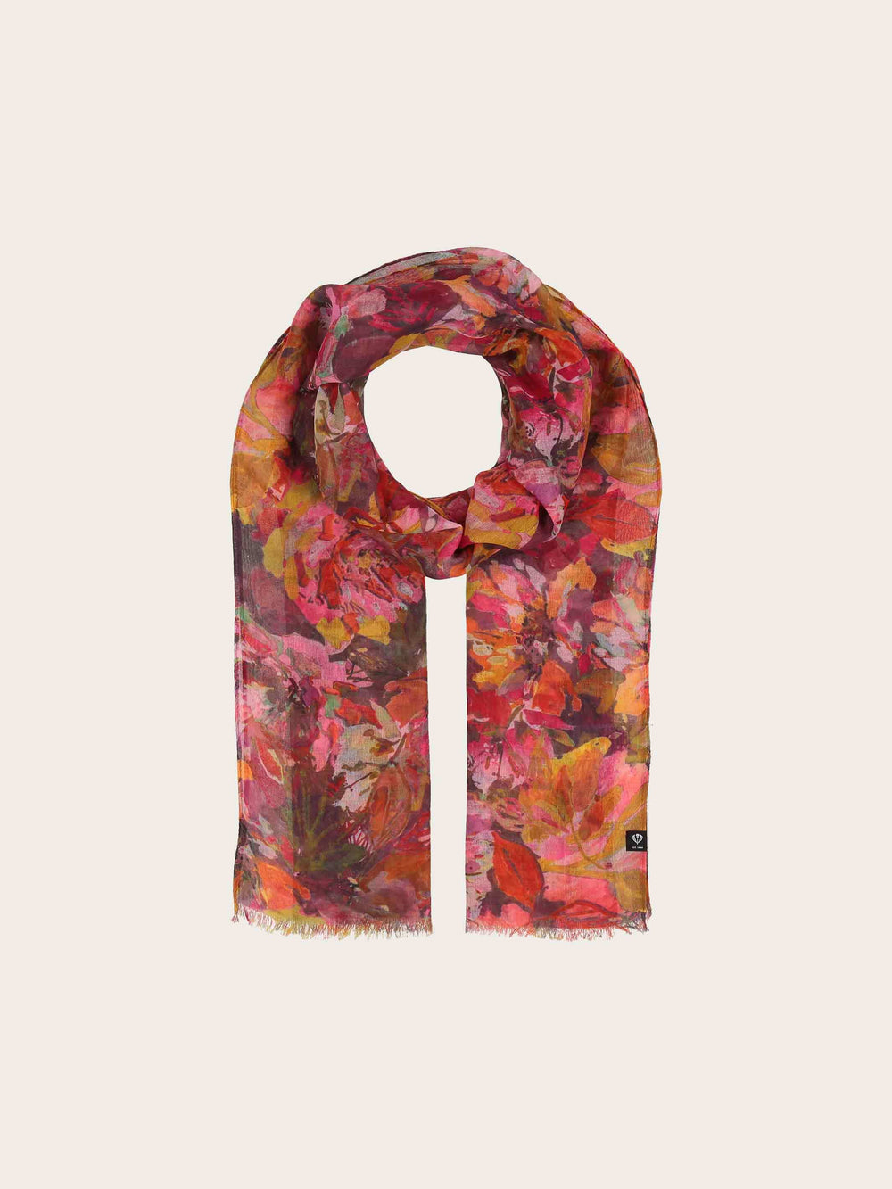 Sustainability Edition - Leichter Schal mit Allover Blumen-Print