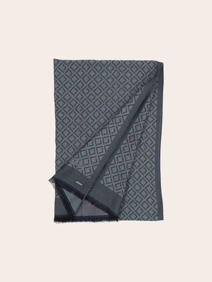 Leichter bugatti Schal mit geometrischem Muster