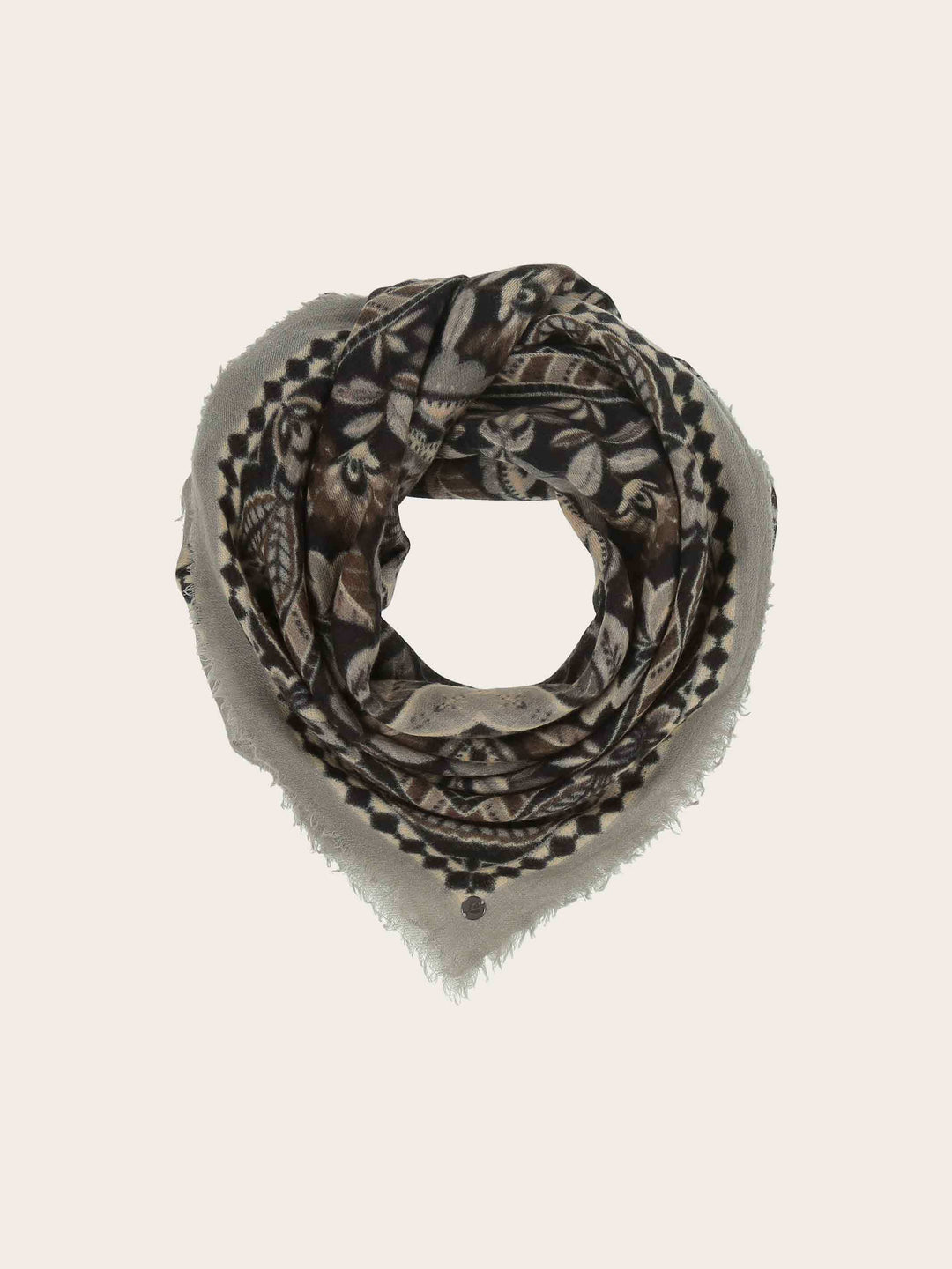 Tuch mit Paisley-Print aus reiner Wolle