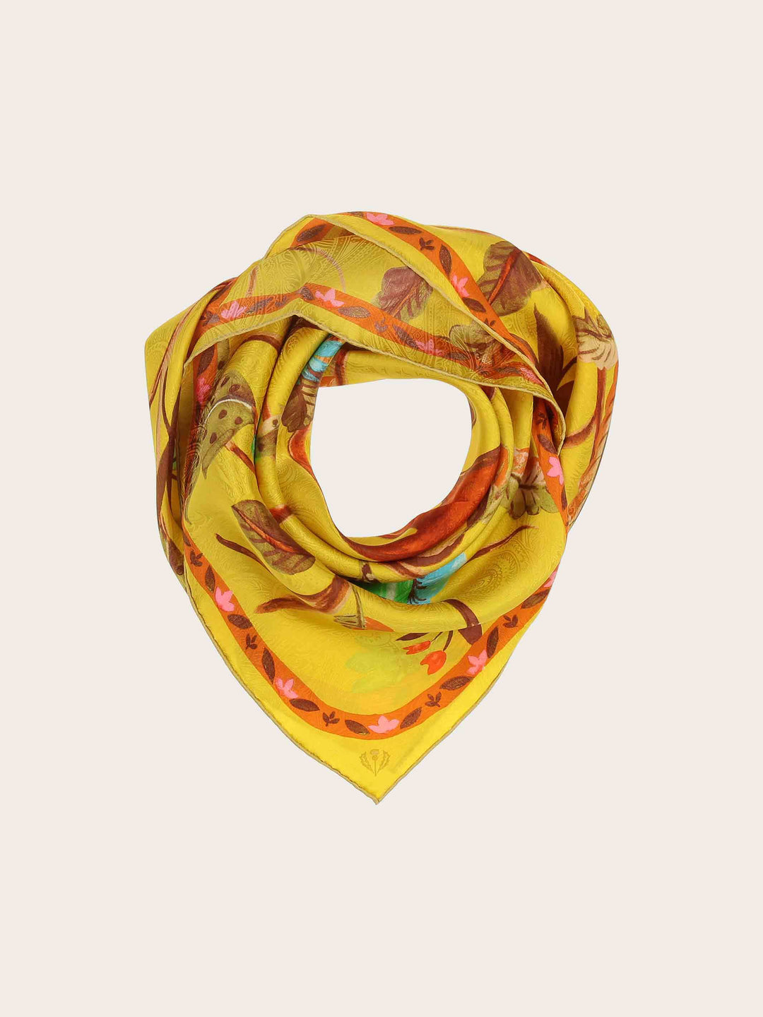 Seidentuch mit Lebensbaum-Print