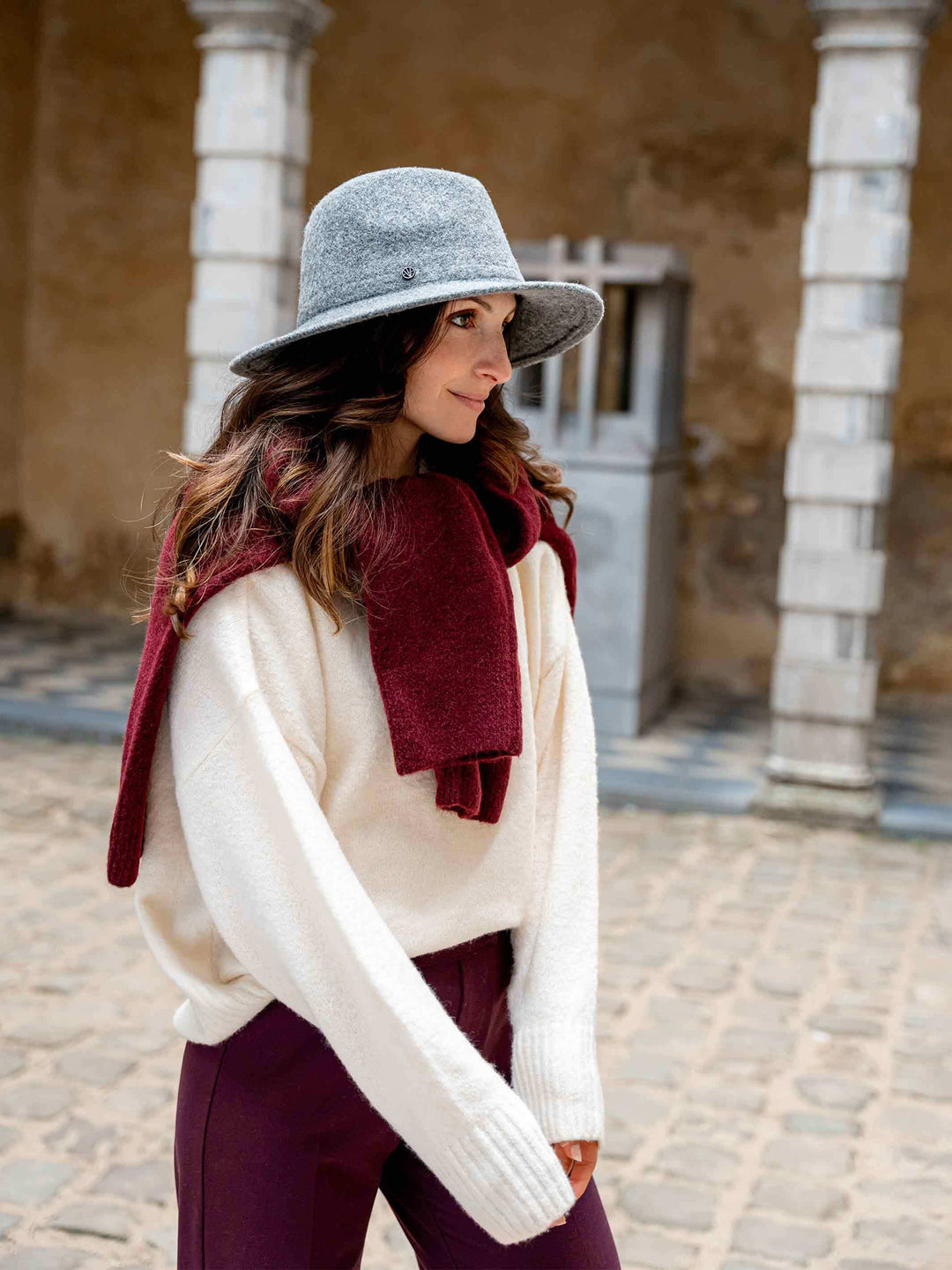 Loevenich Fedora aus Wollmischung