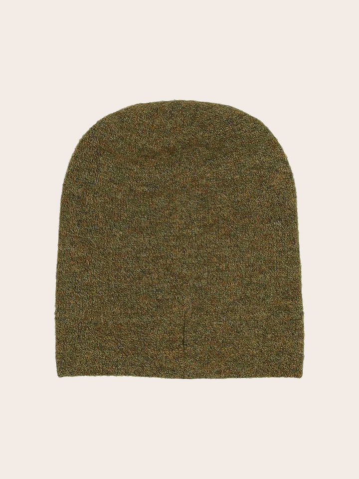 Einfarbige Strick-Beanie in Wollmischung