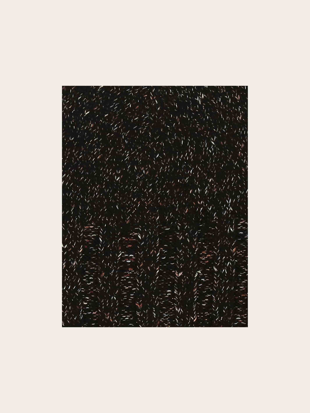 Melierte Strickmütze mit Glitzer
