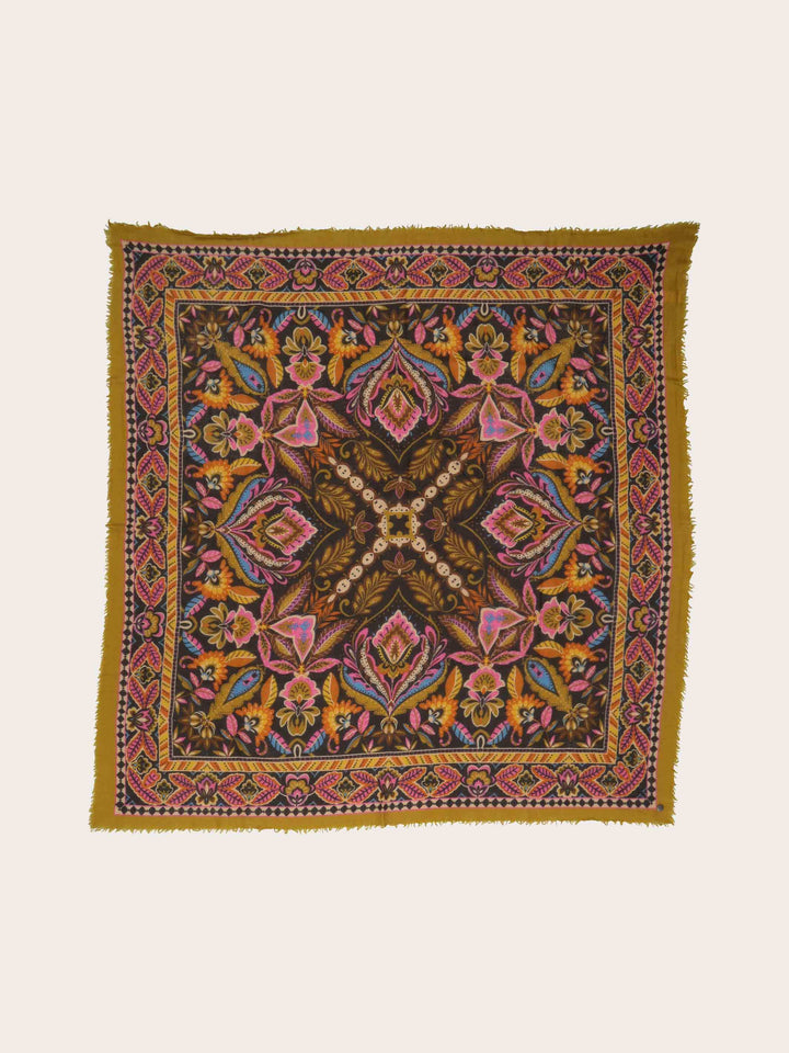 Tuch mit Paisley-Print aus reiner Wolle