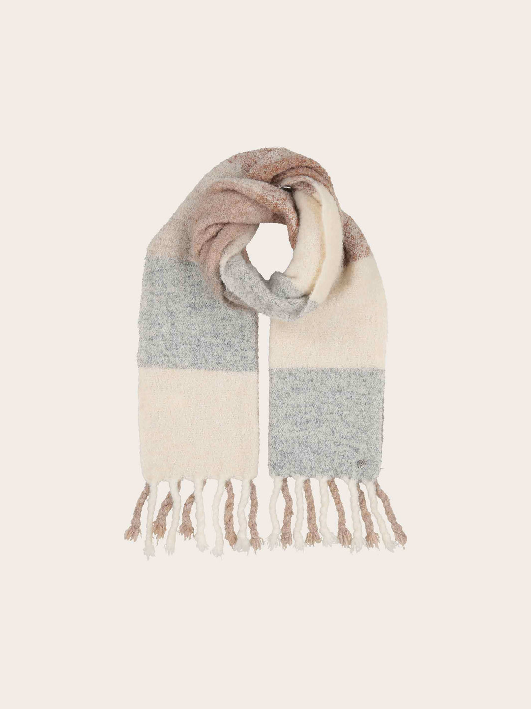 Sustainability Edition - Karierter Schal mit XL-Fransen