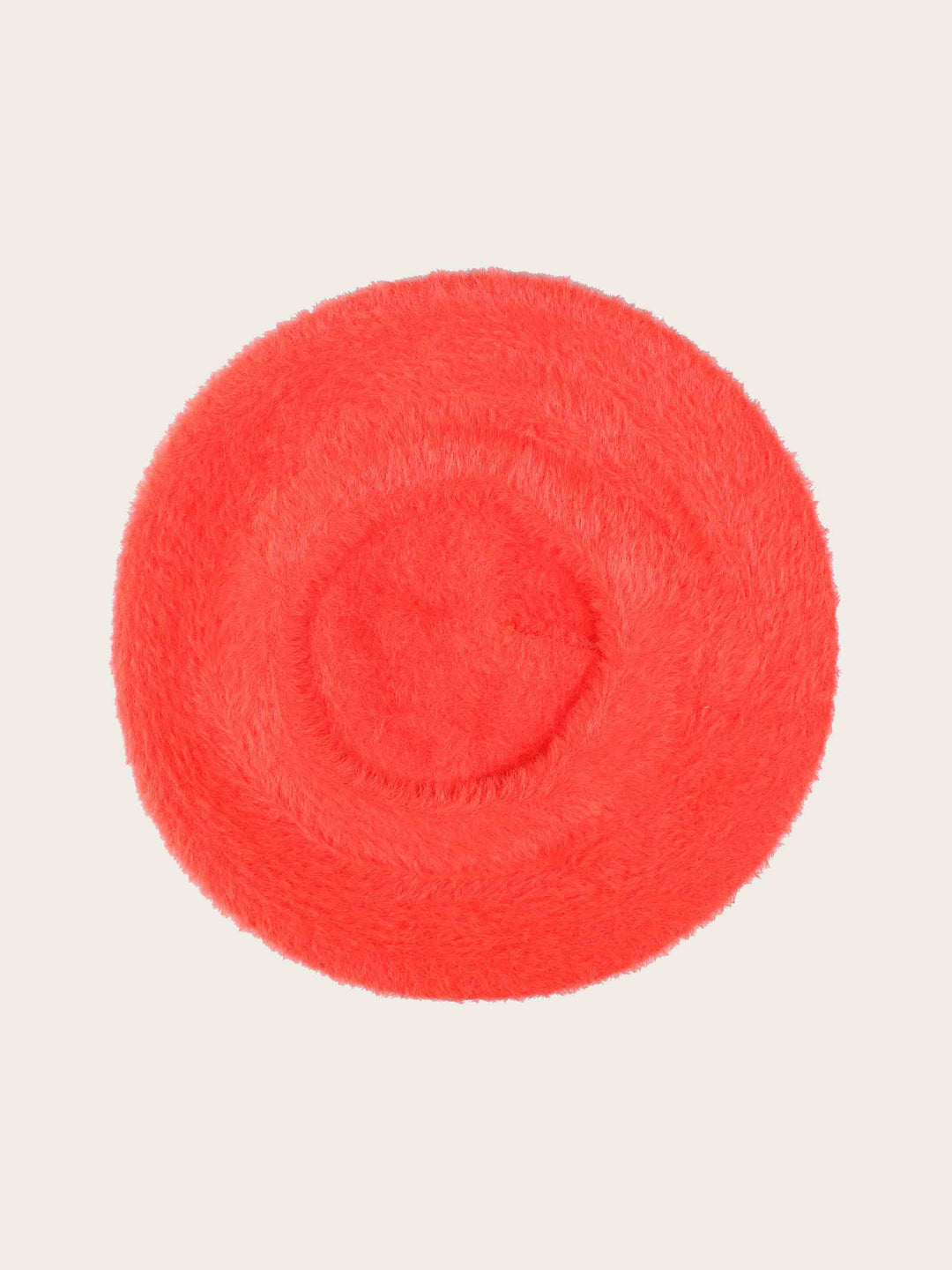 Kuscheliges Cashmink-Béret mit farblich abgesetzter Spitze