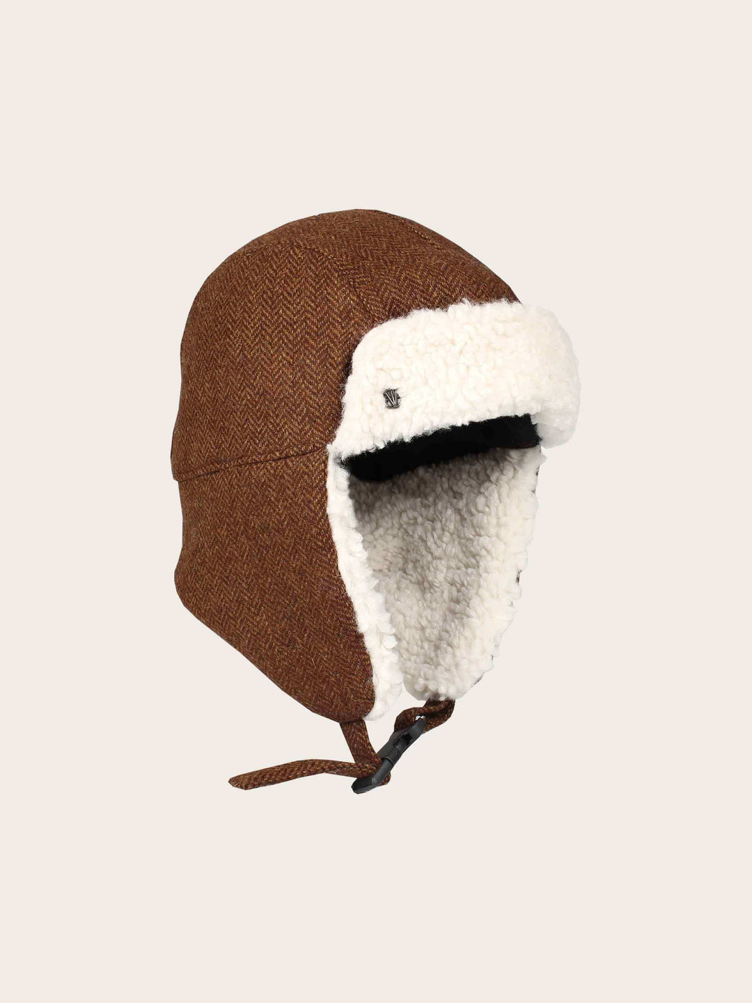 Loevenich Fliegermütze mit Ohrenklappen mit Fischgrät-Design