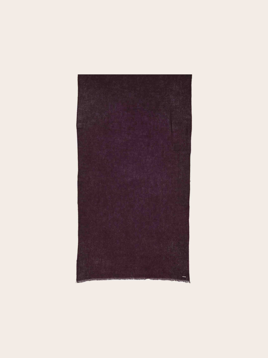 Hochwertiger einfarbiger bugatti Schal mit farbiger Applikation