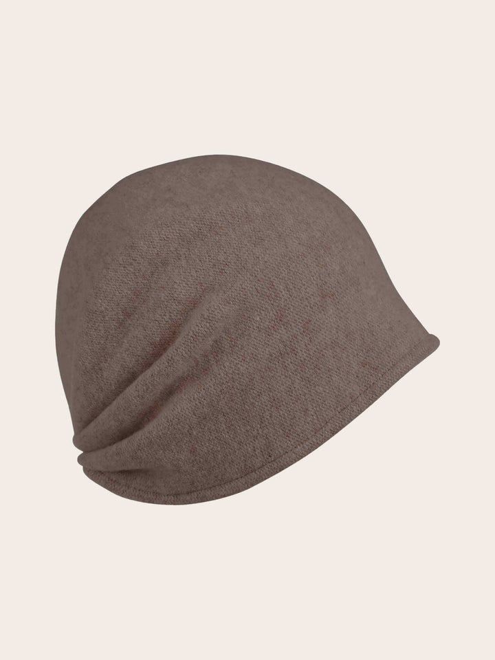 Loevenich Beanie aus Wolle mit gefaltetem Rücken