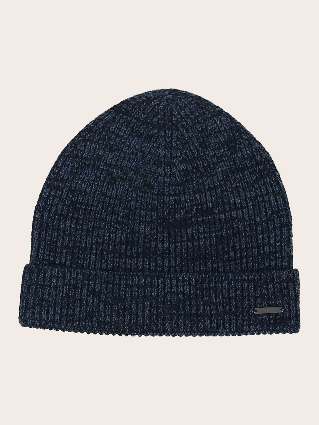 Bugatti Geschenkset mit einfarbigem Beanie und Schal aus reiner Wolle
