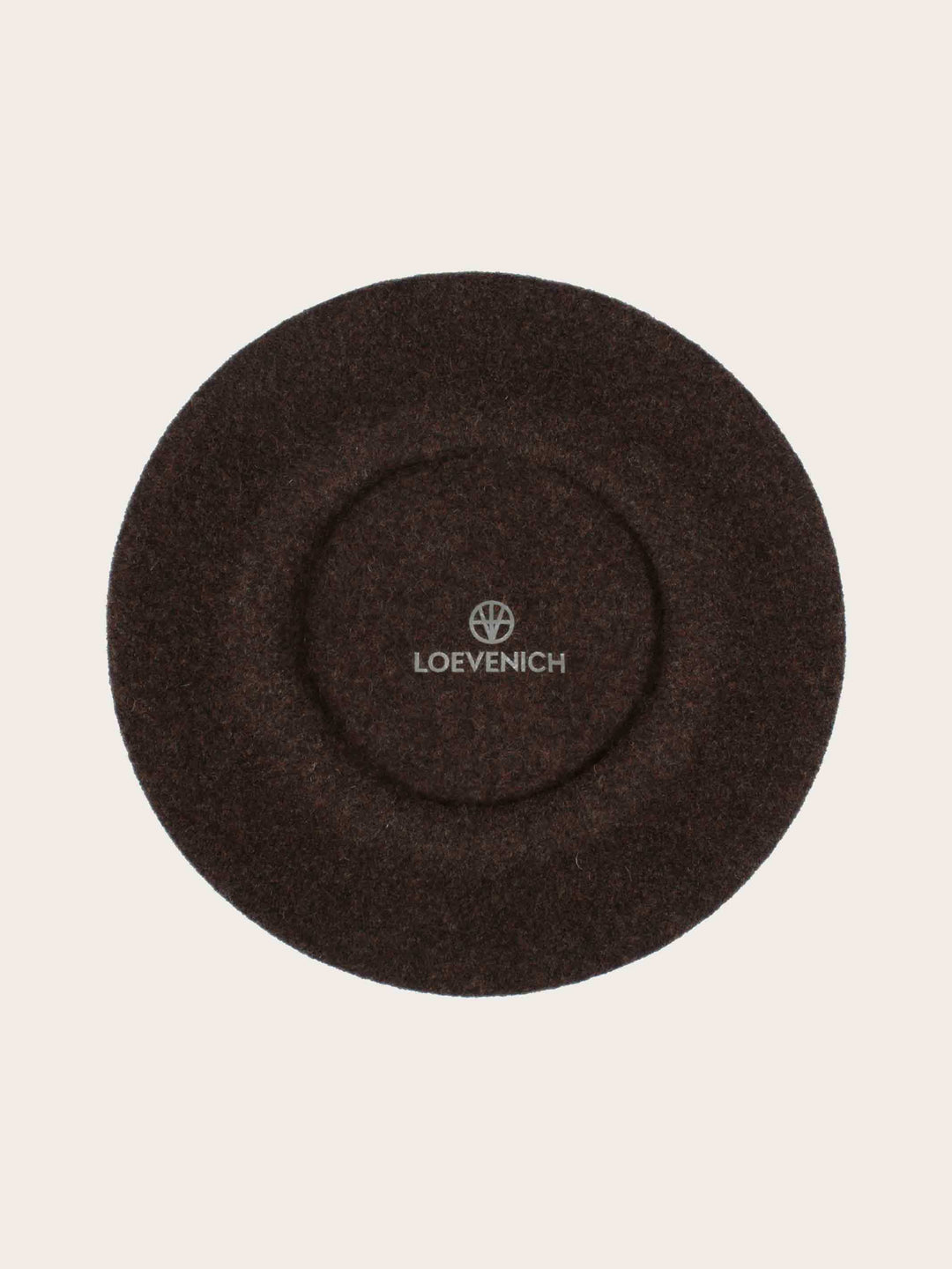 Klassische Loevenich Baskenmütze aus reiner Wolle