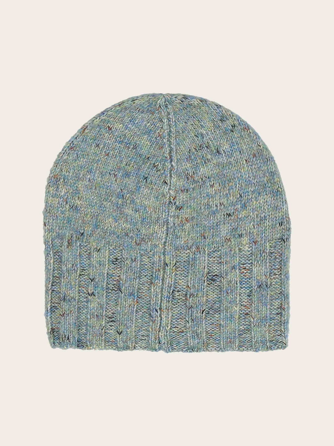 Melierte Strickmütze mit Glitzer