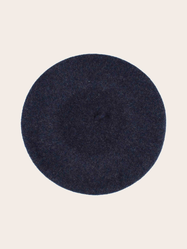 Klassische Loevenich Baskenmütze aus reiner Wolle