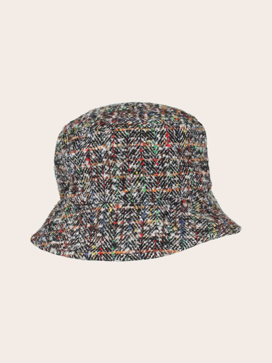 Gefütterter Loevenich Bucket Hat mit buntem Karomuster