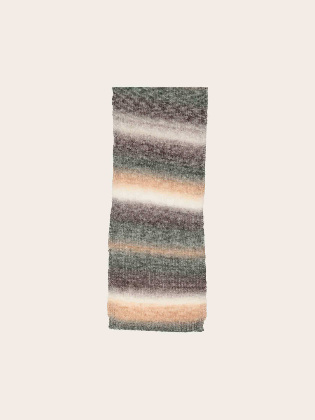 Regenbogen-Strickschal mit Farbverlauf