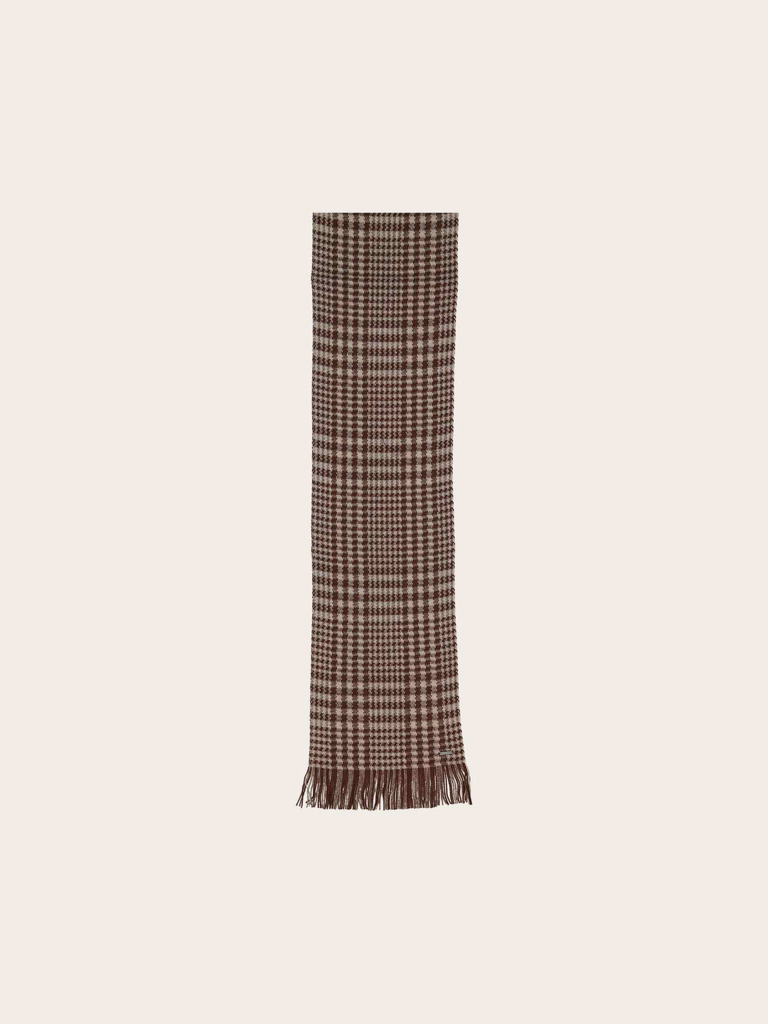 bugatti Geschenkset Beanie und Raschelschal mit klassichem Karo aus Polyacryl