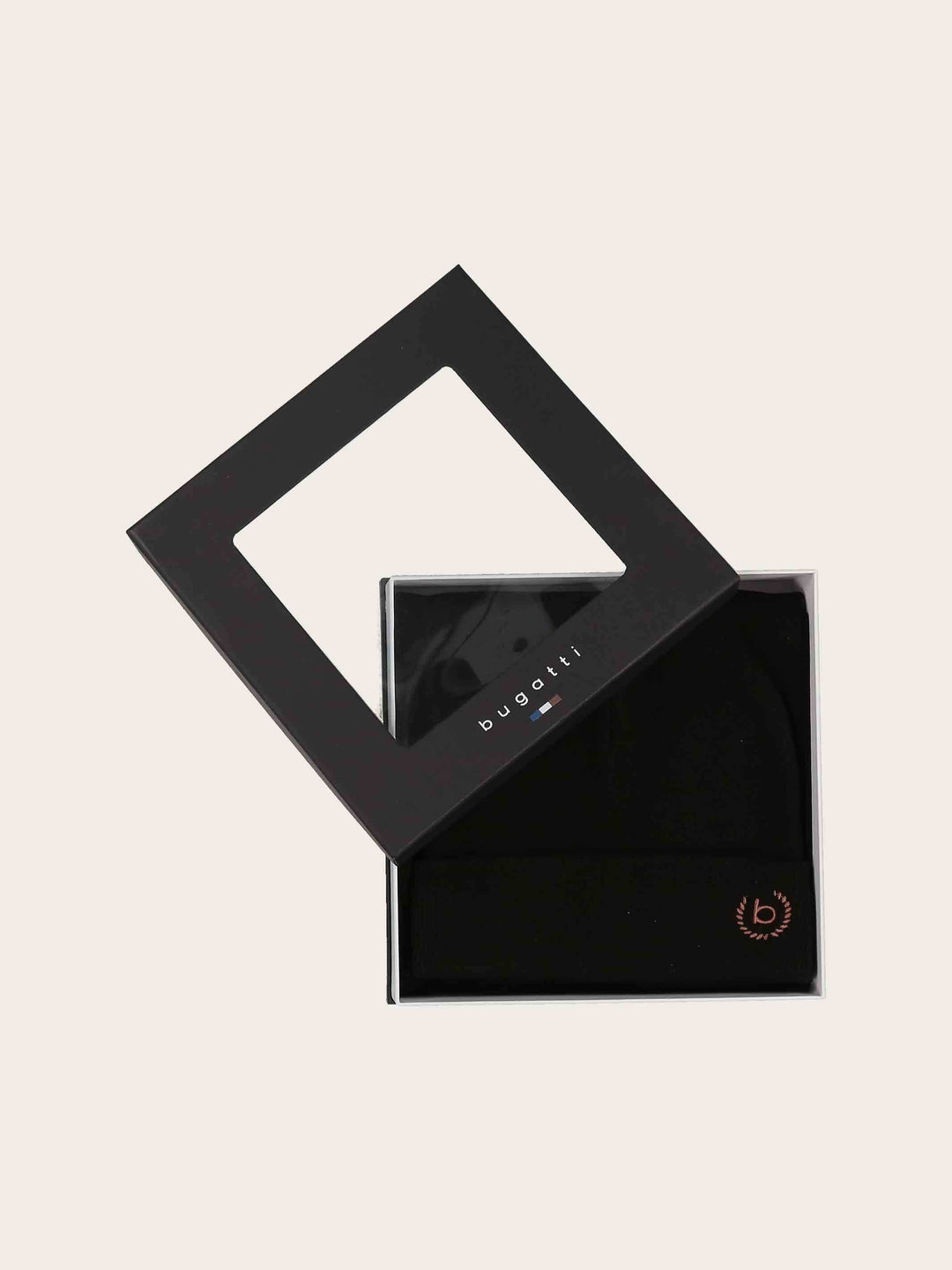 bugatti Geschenkset Beanie und Raschelschal aus Polyacryl