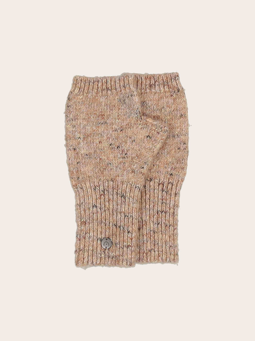 Gestrickte Stulpen mit Glitzer-Effekt