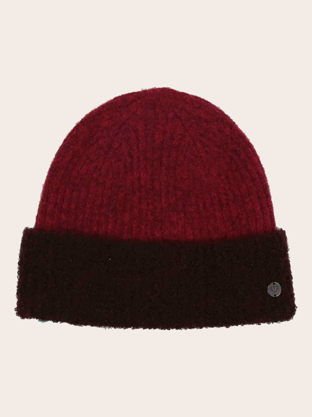 Sustainability Edition - Kuschelige Strickmütze mit farblich abgesetzter Krempe