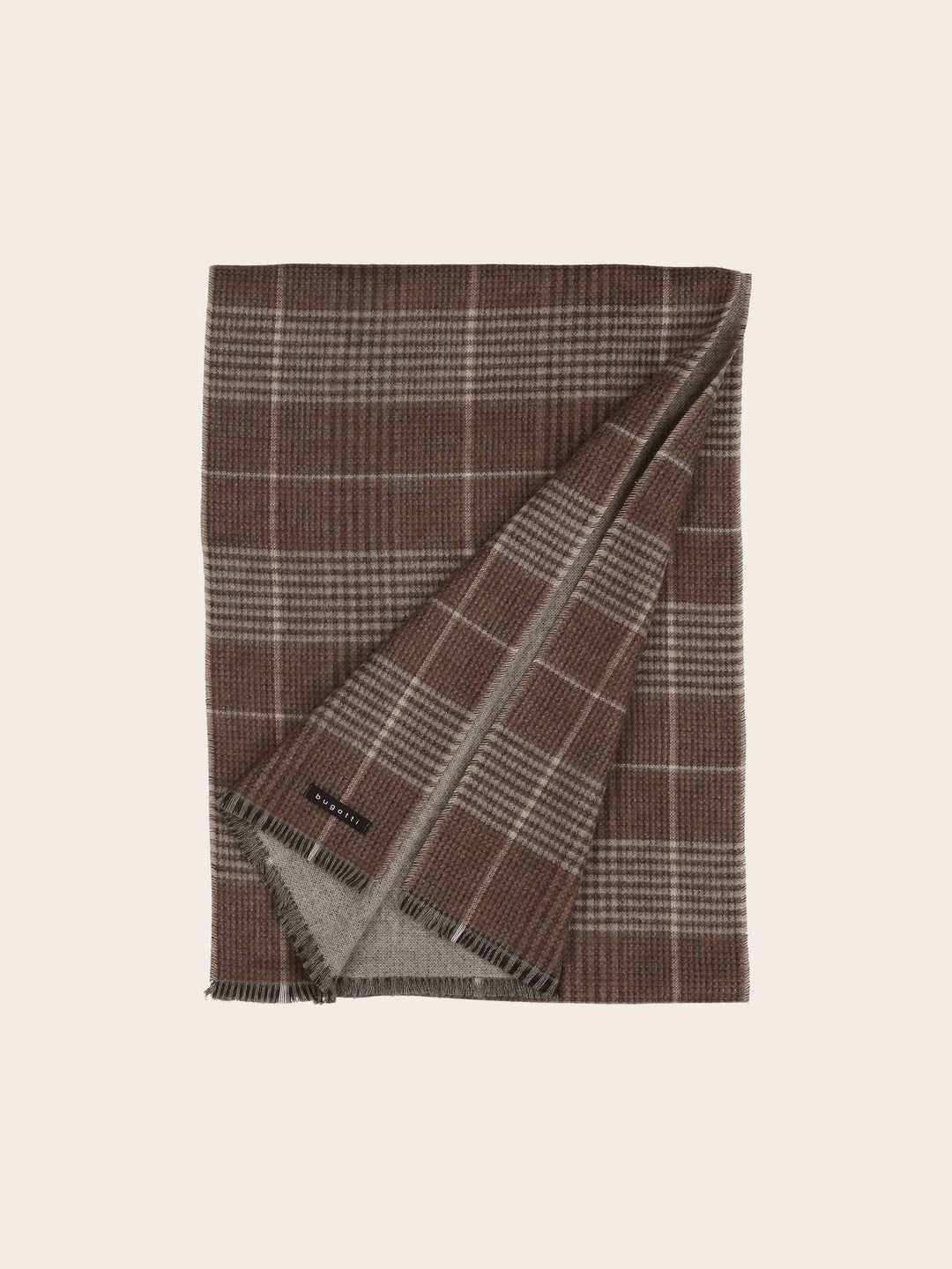 bugatti Doubleface-Schal mit Glencheck-Karo