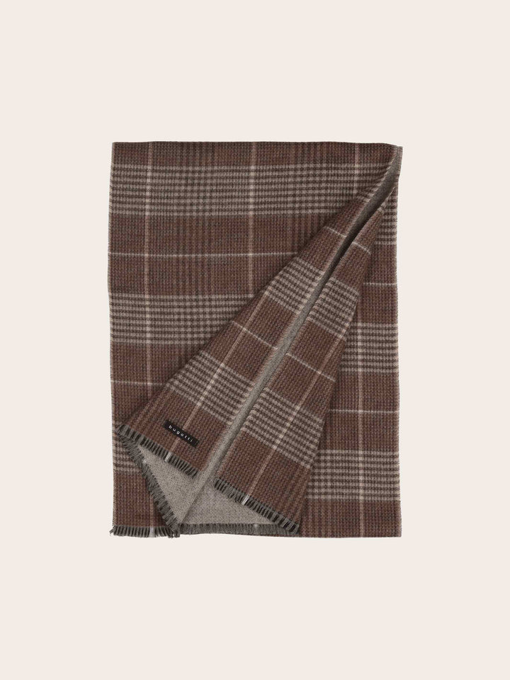 bugatti Doubleface-Schal mit Glencheck-Karo