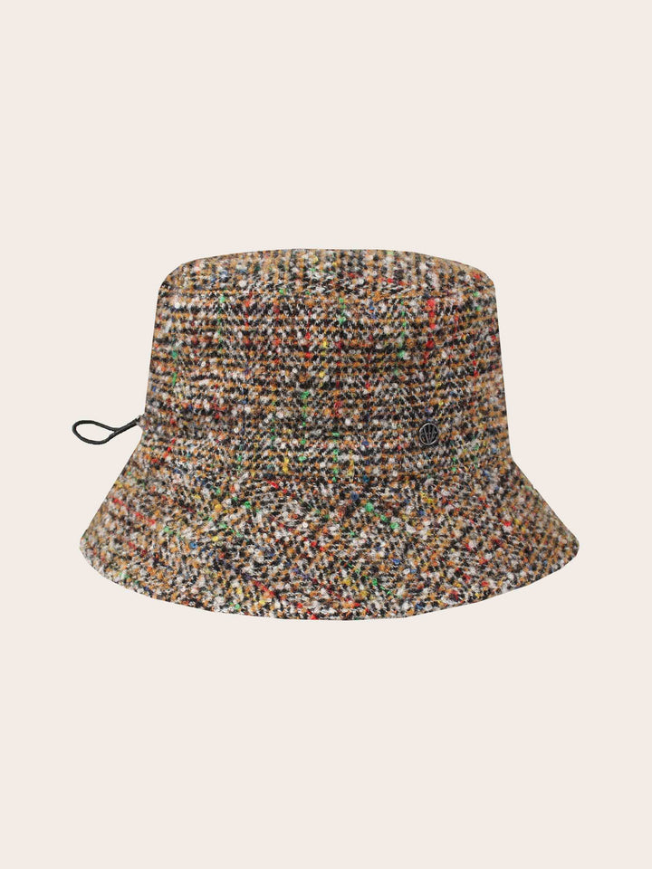 Gefütterter Loevenich Bucket Hat mit buntem Karomuster