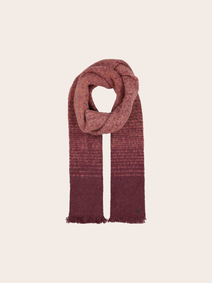 Kuscheliger Schal im Ombré-Design mit Wollanteil