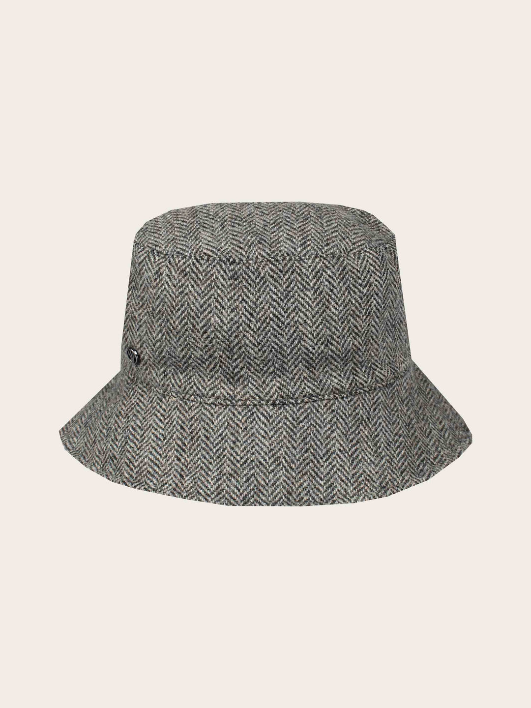 Gefütterter Loevenich Bucket Hat mit Fischgrät-Design
