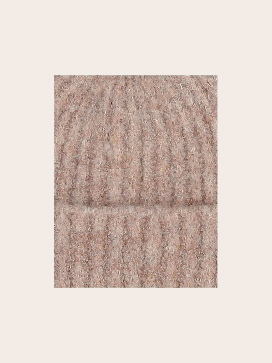 Kuschelige gerippte Strickmütze