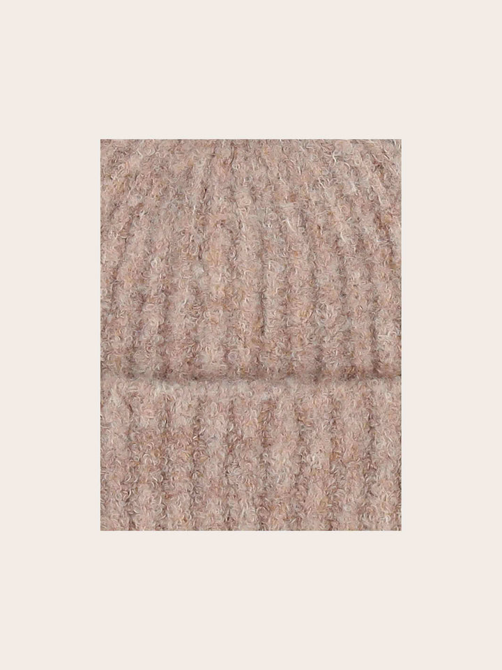 Kuschelige gerippte Strickmütze