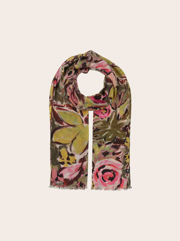 Sustainability Edition - Schal mit Blumen-Print aus Viskose