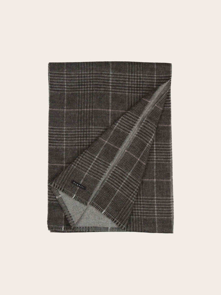 bugatti Doubleface-Schal mit Glencheck-Karo