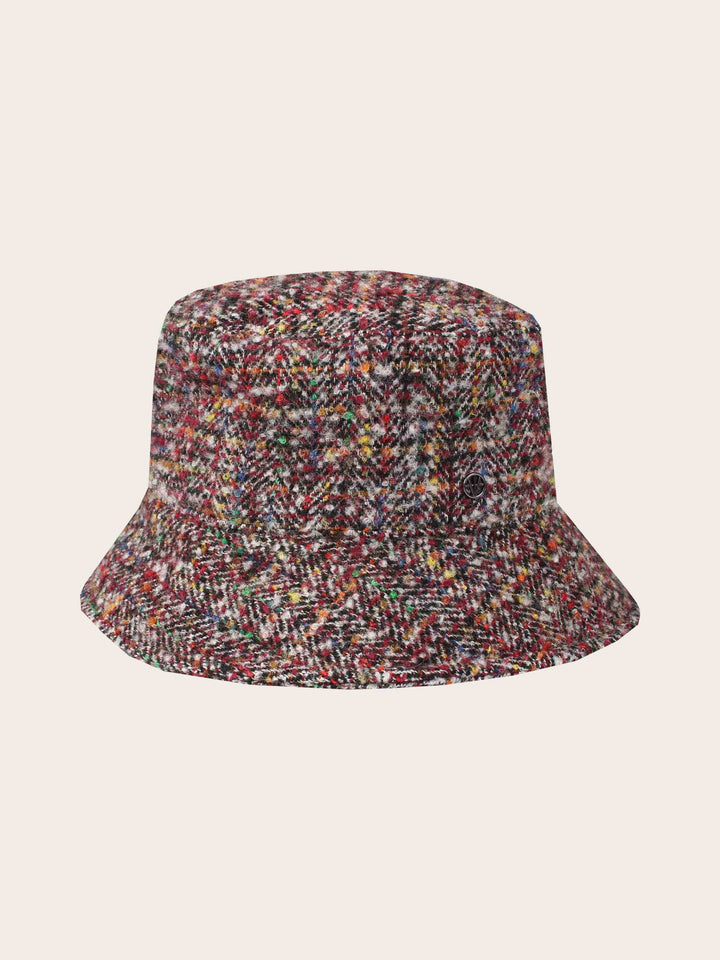 Gefütterter Loevenich Bucket Hat mit buntem Karomuster