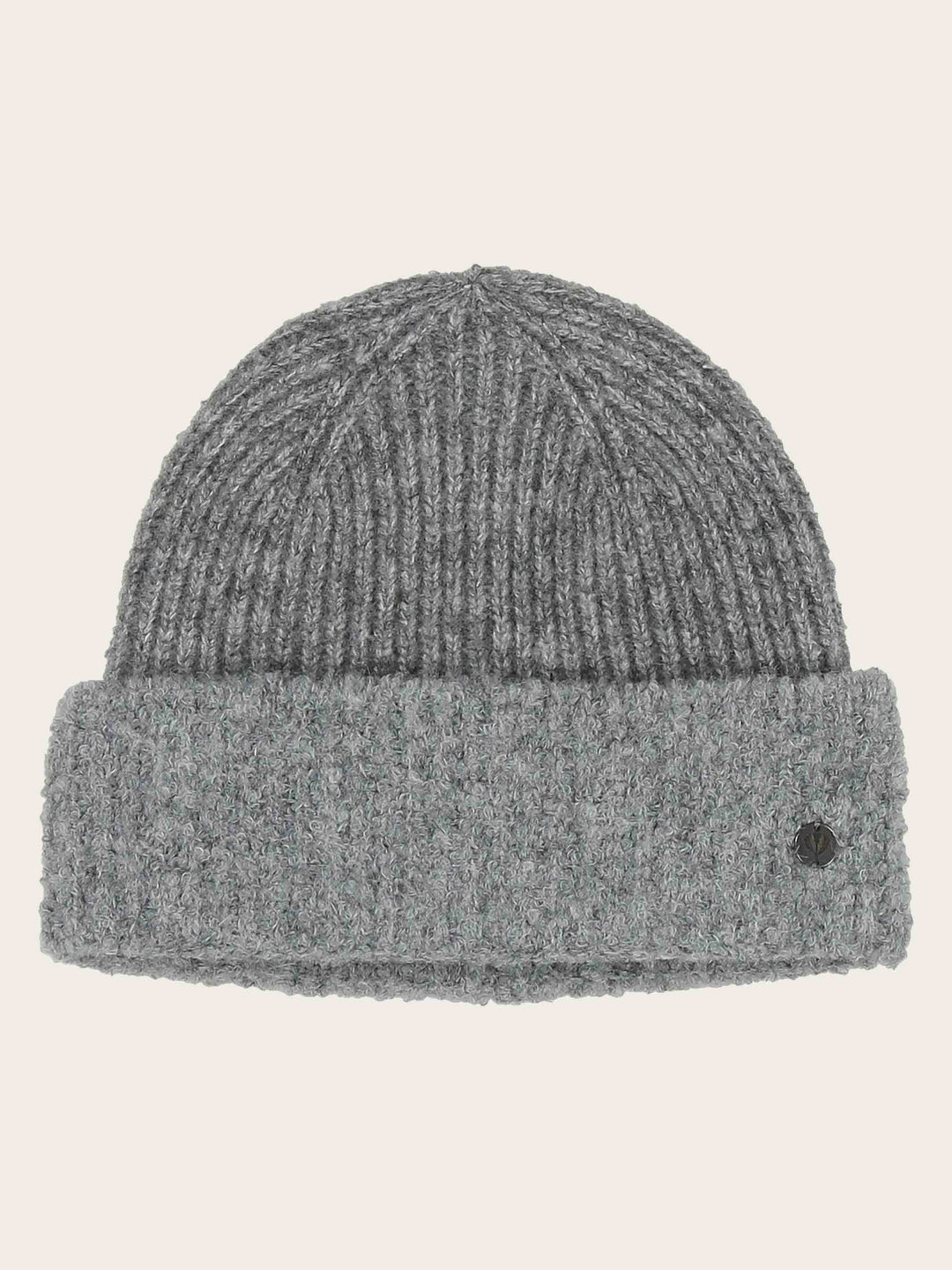 Sustainability Edition - Kuschelige Strickmütze mit farblich abgesetzter Krempe