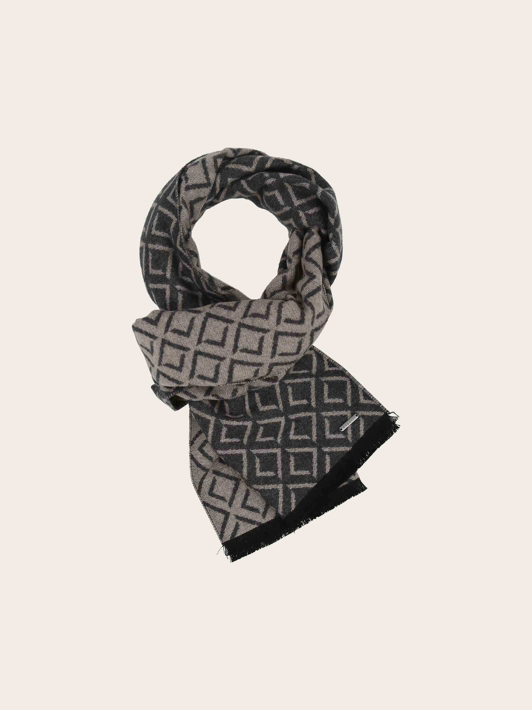 bugatti Doubleface-Schal mit geometrischem Design