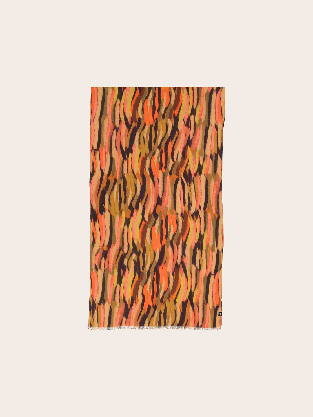 Sustainability Edition - Schal mit Streifen-Print aus Viskose