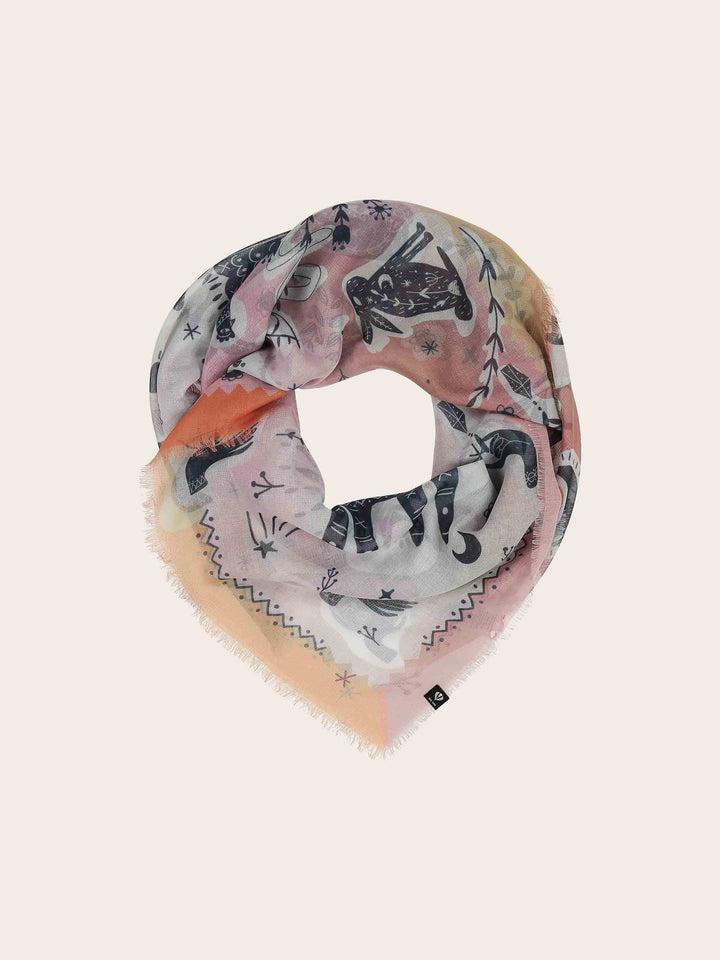 Tuch mit mystischen Motiven