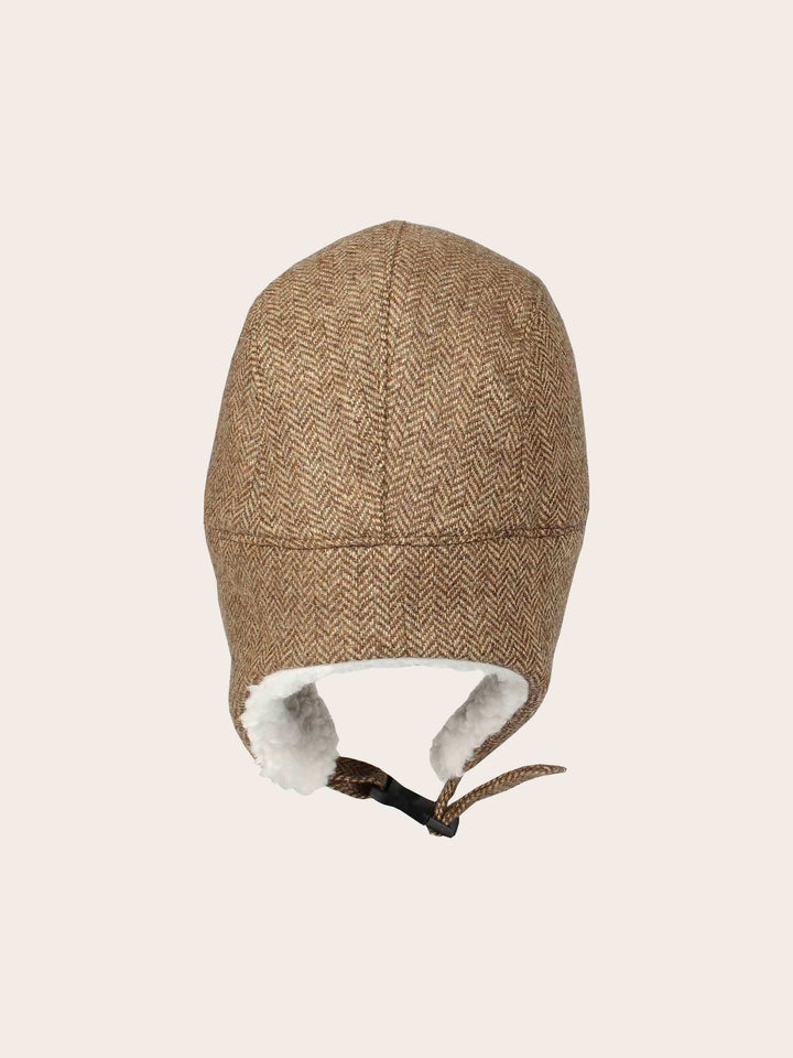 Loevenich Fliegermütze mit Ohrenklappen mit Fischgrät-Design