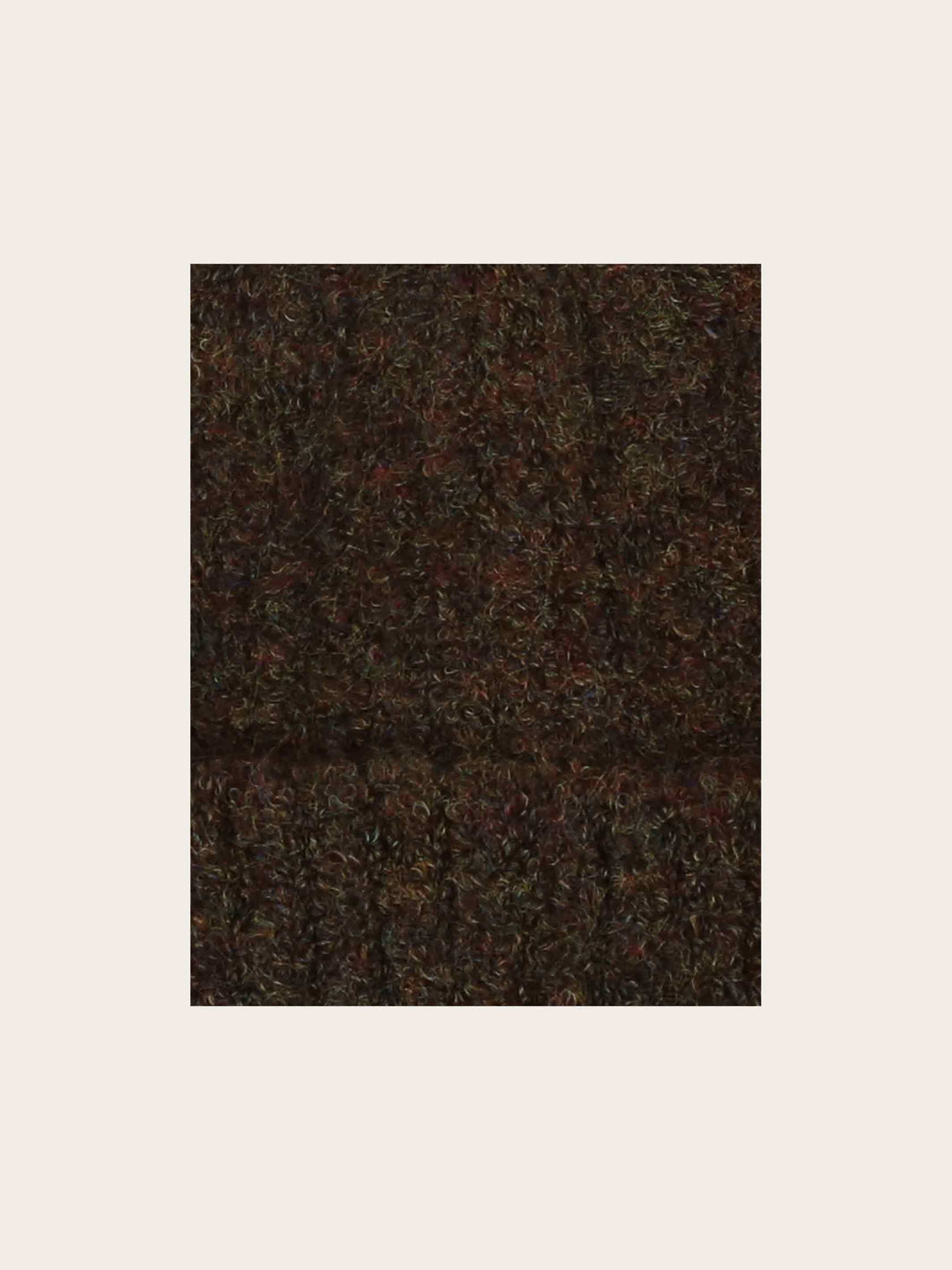 Kuschelige gerippte Strickmütze