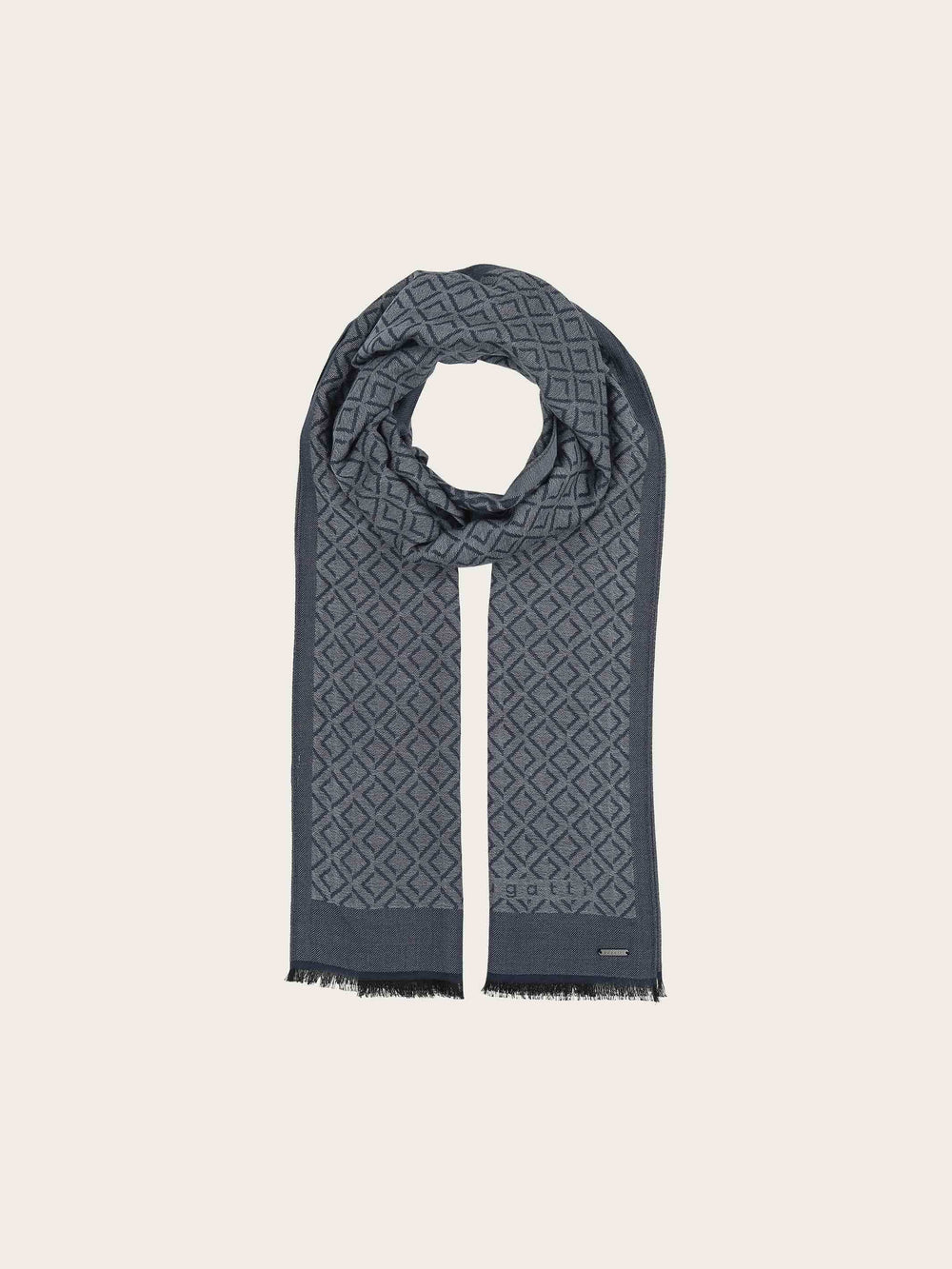 Leichter bugatti Schal mit geometrischem Muster