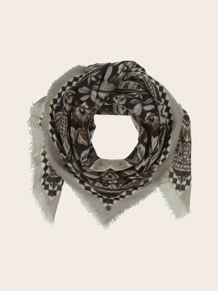 Tuch mit Paisley-Print aus reiner Wolle
