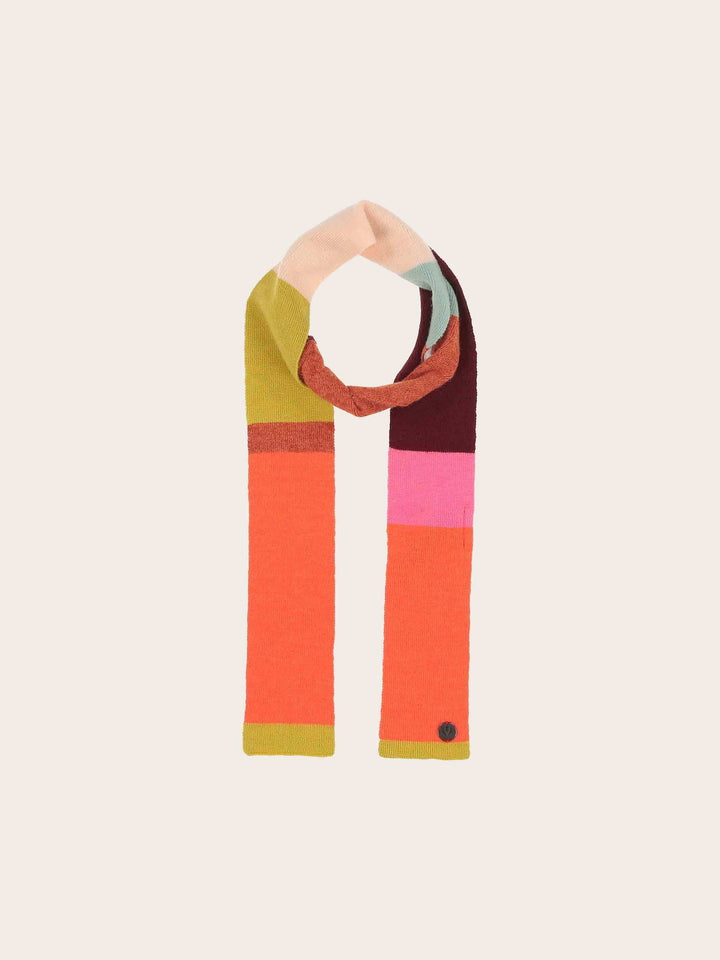 Schmaler Skinny-Strickschal in Wollmischung