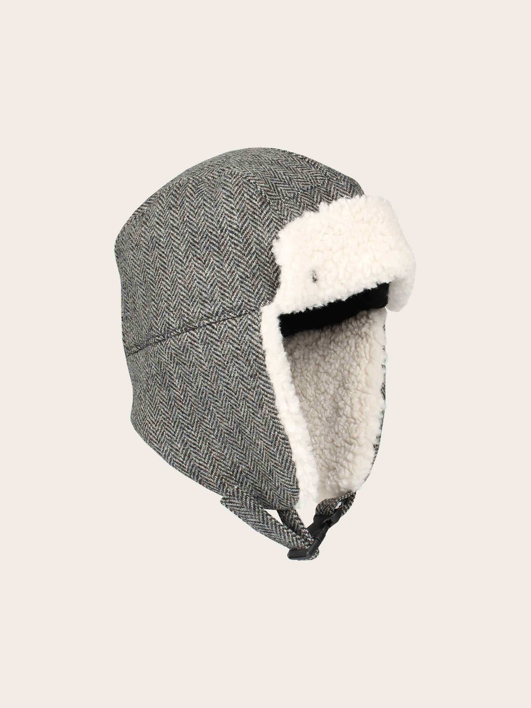 Loevenich Fliegermütze mit Ohrenklappen mit Fischgrät-Design