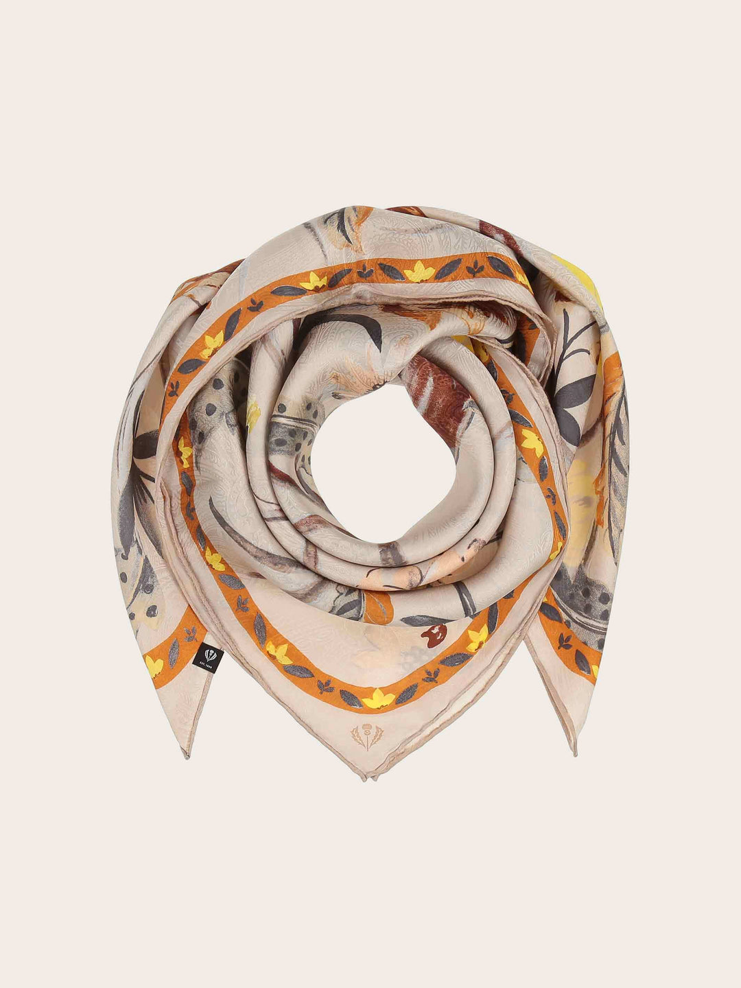 Seidentuch mit Lebensbaum-Print