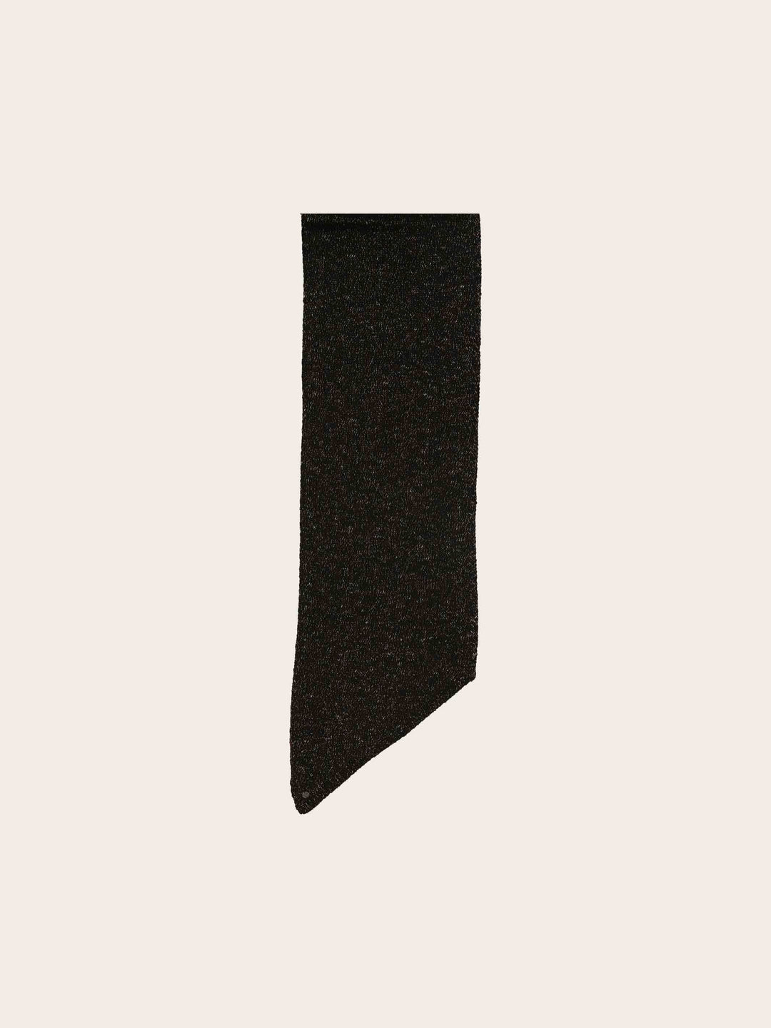 Melierter Strickschal mit Glitzer im Bias Cut