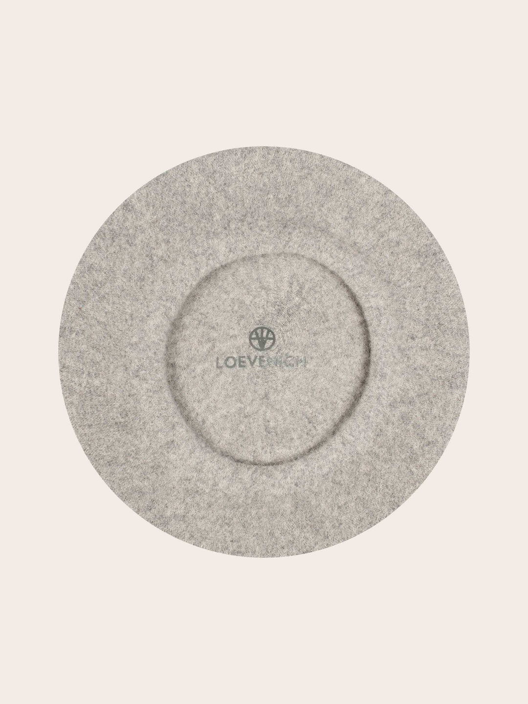 Klassische Loevenich Baskenmütze aus reiner Wolle