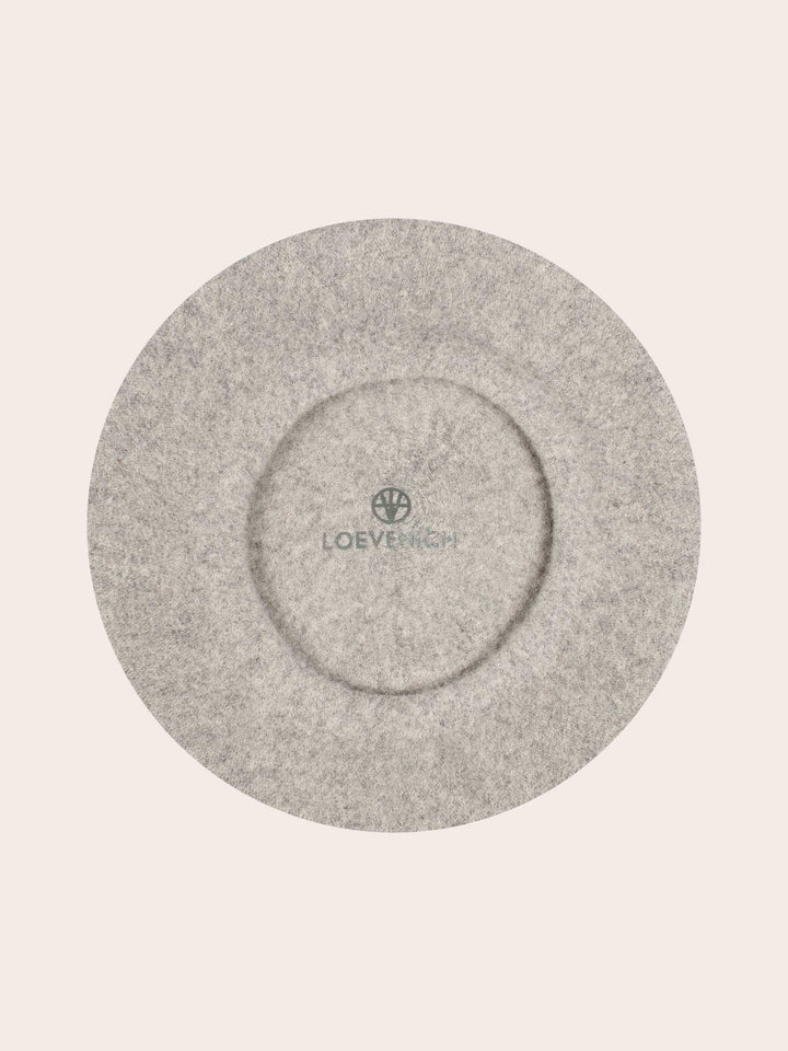 Klassische Loevenich Baskenmütze aus reiner Wolle