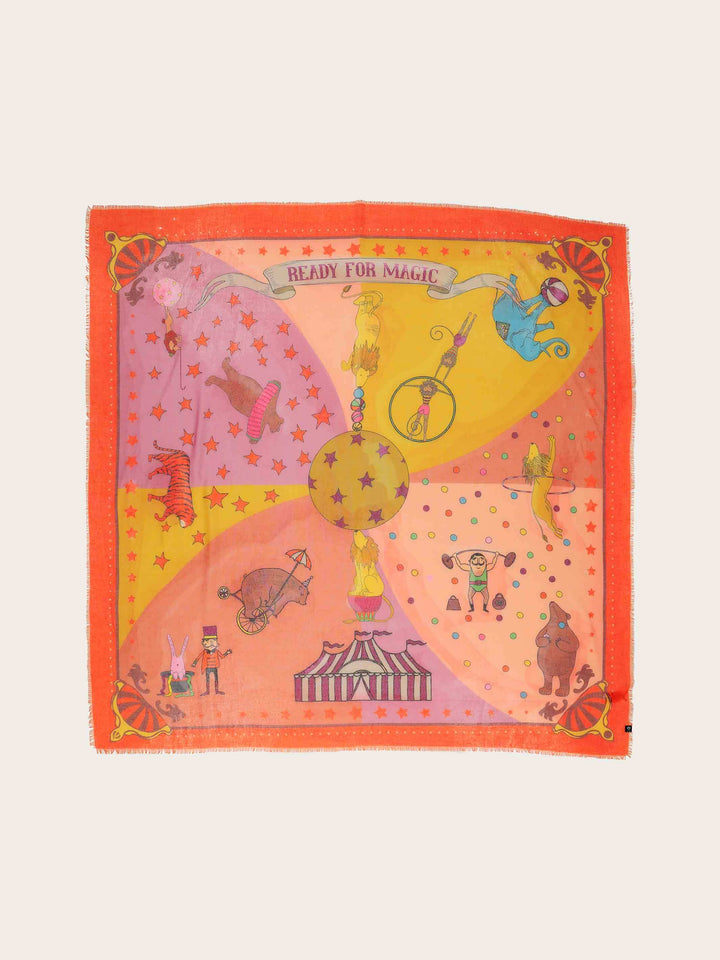 Sustainability Edition - Tuch mit Zirkus-Print