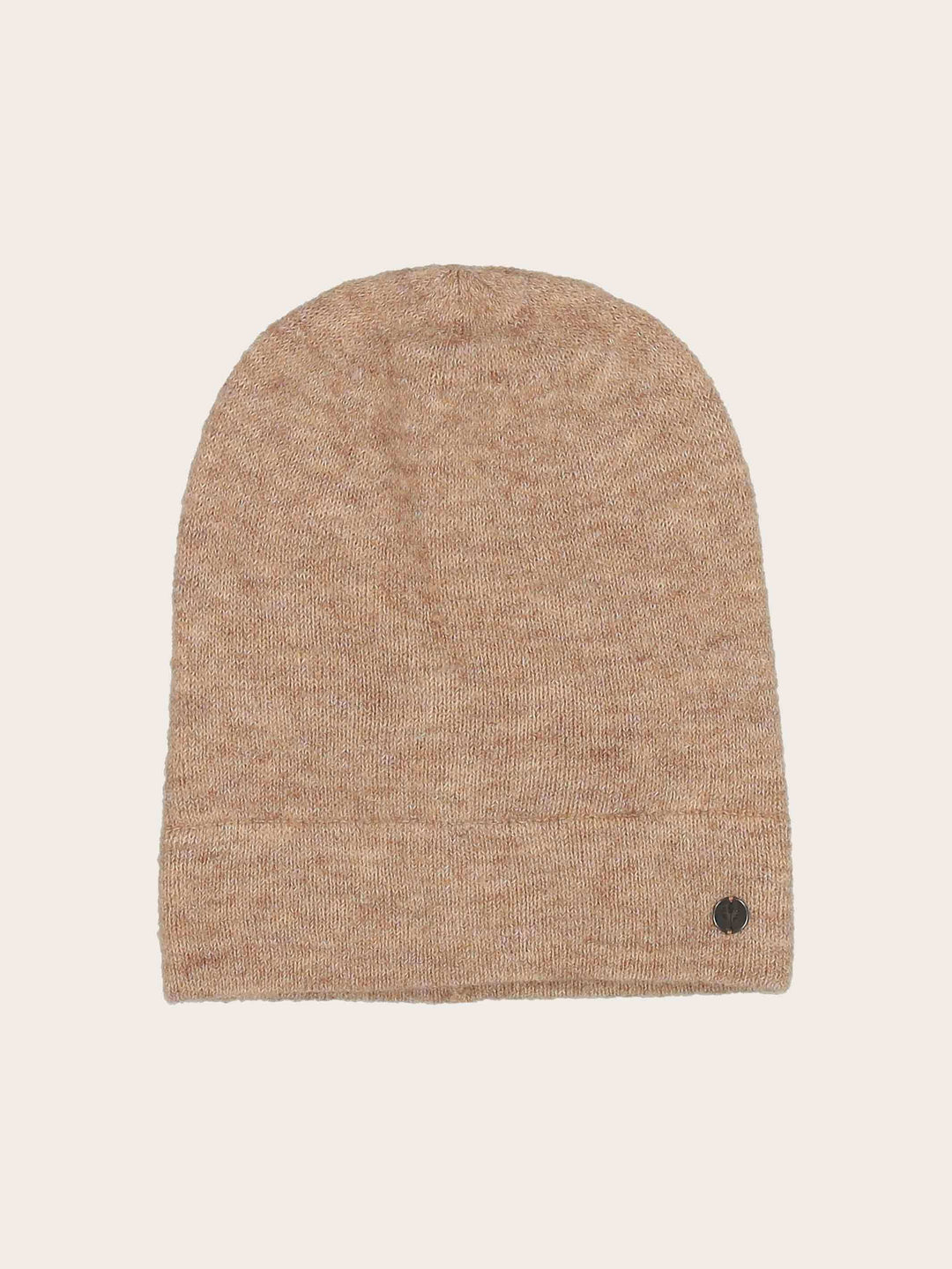Einfarbige Strick-Beanie in Wollmischung