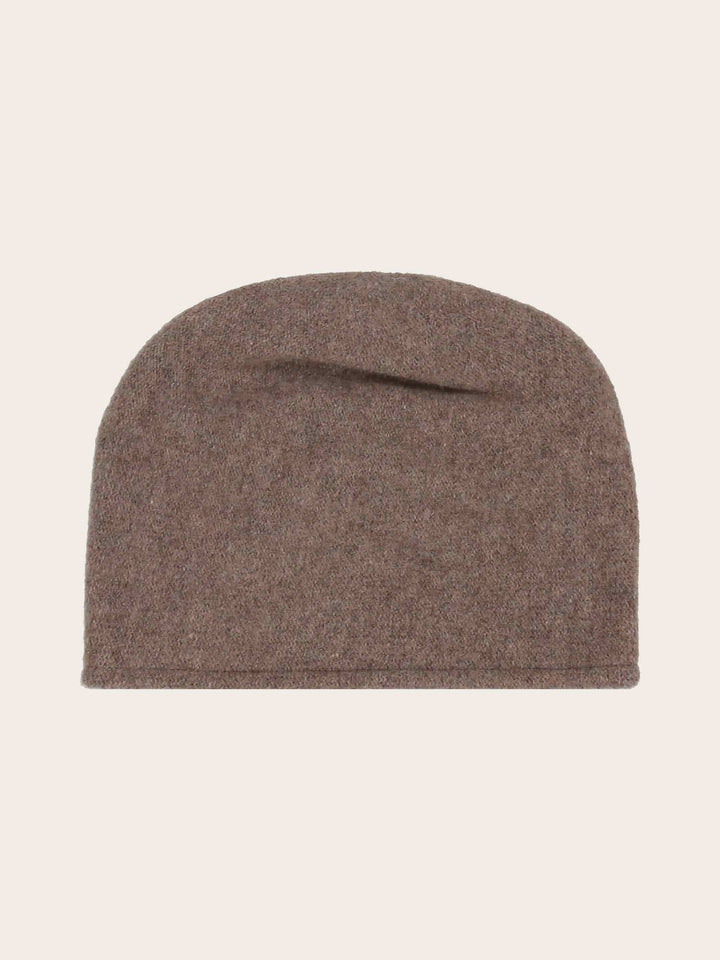 Loevenich Beanie aus Wolle mit gefaltetem Rücken